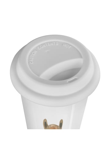 Mr. & Mrs. Panda Kaffeebecher To Go Bär Konfirmation ohne Spruch in Weiß