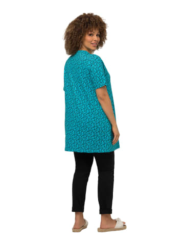 Ulla Popken Longshirt in tiefes aqua