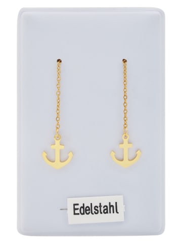 Adeliás Damen Anhänger aus Edelstahl in gold