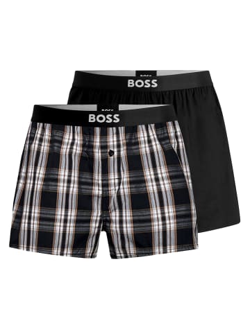 BOSS 2er Pack Boxer Shorts EW in Schwarz