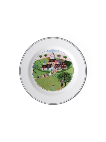 Villeroy & Boch Brotteller Heirat Design Naif in bunt