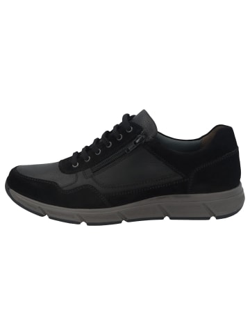 Solidus Schnürschuhe Kai VELOUR/TARTU MILLED/TARTU blac in Schwarz