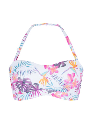 Linga Dore Bikini top Bandeau in Tropic floral