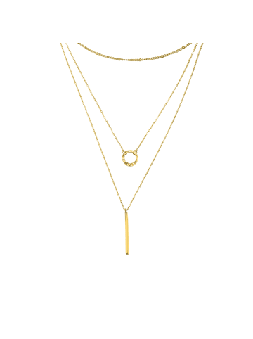 Luxenter Halskette Rewary mit 18 Karat Gelbgold-Finish – REWARY