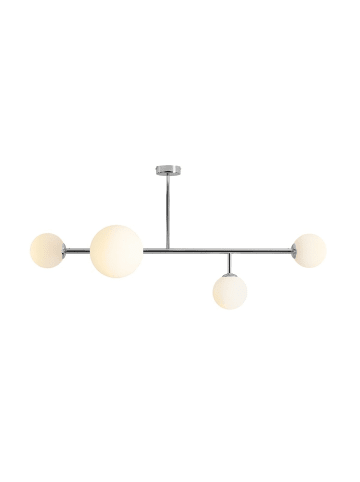 Licht-Erlebnisse Deckenlampe (B)32 x (L)117 x (H)58 cm in Chrom Weiß