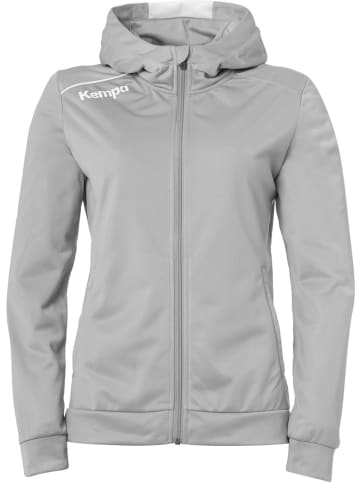 Kempa Trainingsjacke "Player Kapuzenjacke Women" in Grau