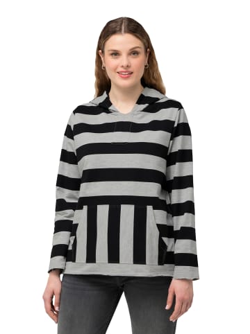 Ulla Popken Hoodie in schwarz