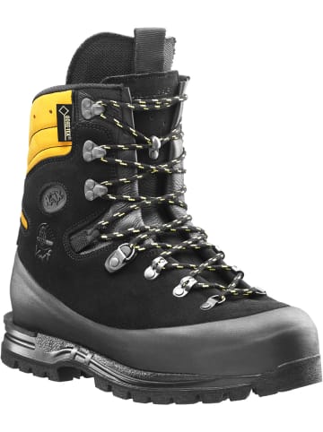 HAIX Schnittschutzstiefel Protector Alpin in schwarz in schwarz