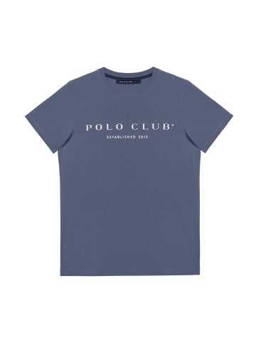 Polo Club T-Shirt in Denimblau