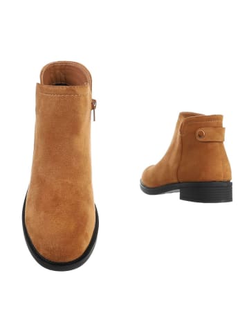 Ital-Design Stiefelette in Camel