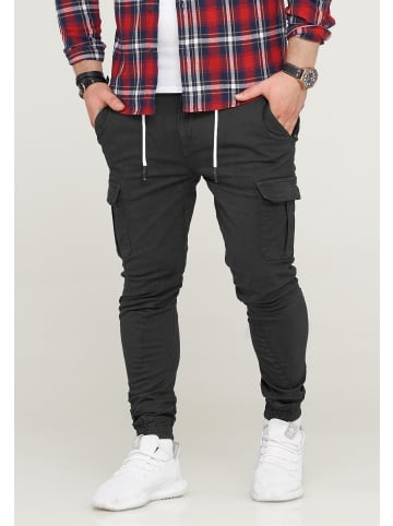 SOUL STAR Cargohose - MPVEGAS Jogger-Hose Jeanshose Stoffhose in Schwarz