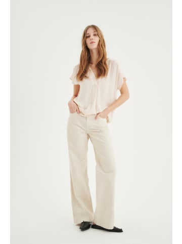 InWear Kurzarm-Bluse RindaIW Lockere Passform in French Nougat