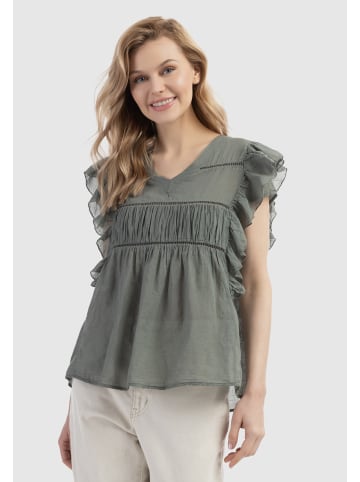 DreiMaster Damen Blusenshirt in Oliv