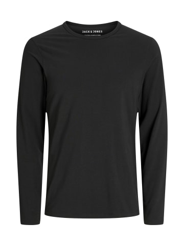 Jack & Jones Jack & Jones Pullover Longsleeve mit Rundhals JJEBASIC O-NECK TEE in schwarz