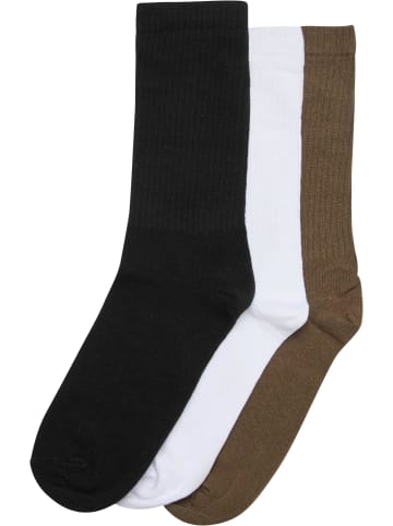 Urban Classics Urban Classics Socken in black+white+olive