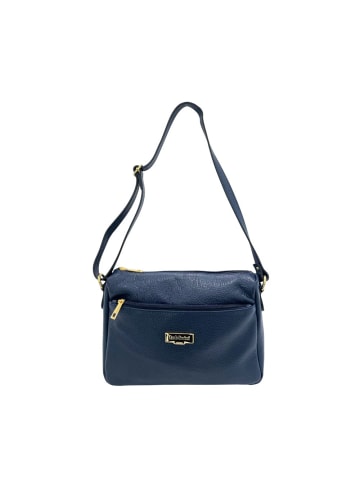 Baldinini Trend Blau Leder Damen Umhänge- Tasche