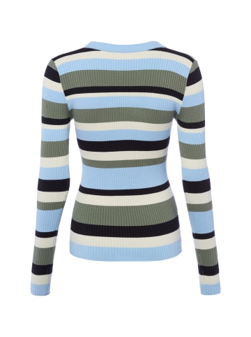 mbyM Strickpullover Turbanova in hellblau mehrfarbig - 0003