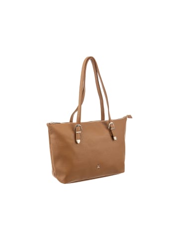PRATTEN S038-G genarptes PU Shopper in mocha