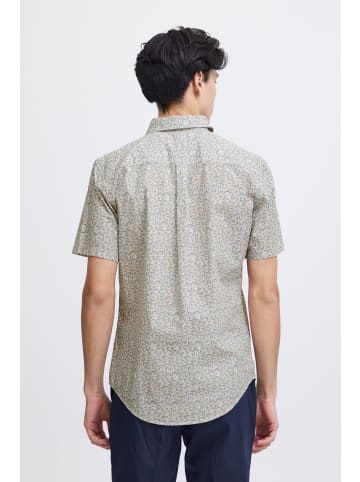 CASUAL FRIDAY Kurzarmhemd CFAnton SS AOP leaves shirt in Braun