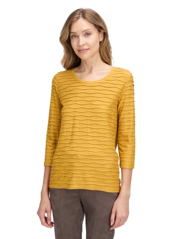 Betty Barclay Basic Shirt mit Wellenstruktur in gold