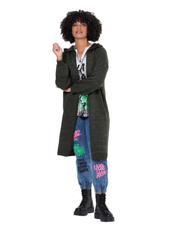 Angel of Style Strickjacke in khaki