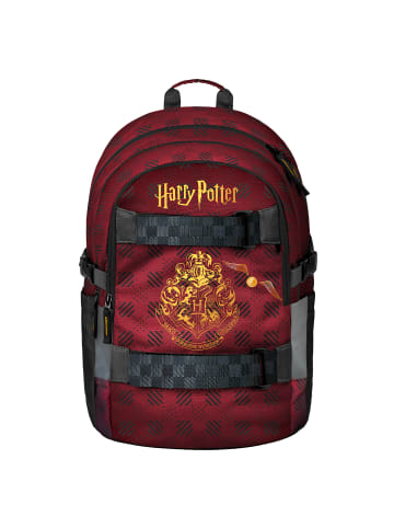 BAAGL 3-tlg. Set: Schulrucksack Skate in Rot Harry Potter Hogwarts Weinrot