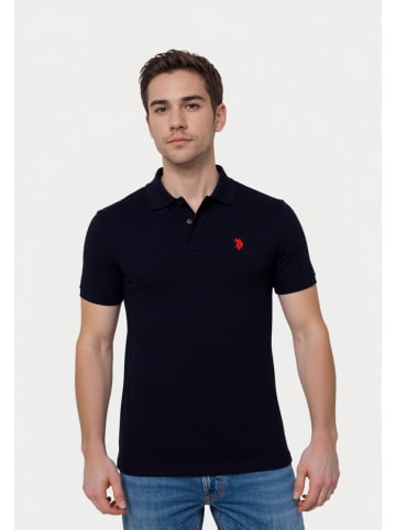 U.S. Polo Assn. Poloshirt in schwarz