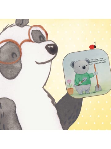 Mr. & Mrs. Panda Untersetzer für Gläser Garten- und Landschaftsb... in Weiß