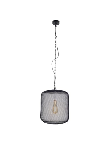 näve Pendelleuchte "Jodhpur" in schwarz - (L)39 cm x (B)39 cm x (H)45 cm
