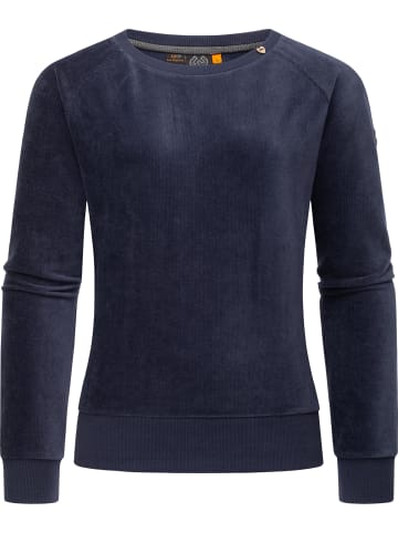 ragwear Kapuzensweatshirt Johanka Velvet in Navy