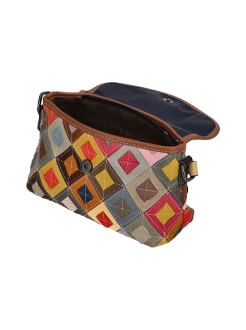 gaya Women Satchel in Grey Multicolor