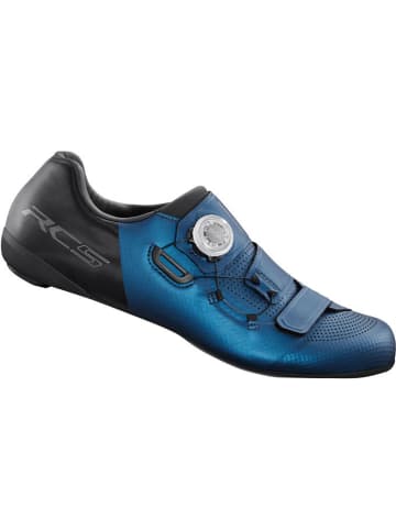 SHIMANO Rennrad - Fahrradschuhe SH-RC502, Breite Ausführung in blau