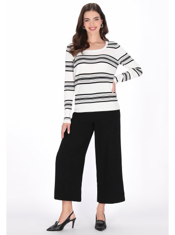usha BLACK LABEL Women Sweater in offwhite black