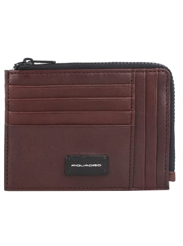 Piquadro Harper Kreditkartenetui Leder 13 cm in dark brown