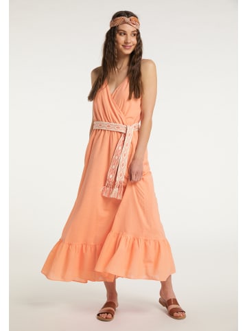 IZIA Damen Maxikleid in Orange