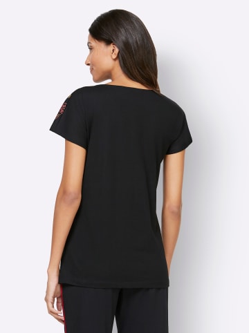 Sieh an! Longshirt in schwarz