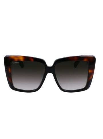 Salvatore Ferragamo Sonnenbrille in Brown
