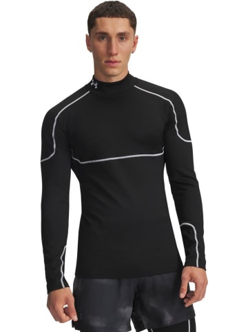 Under Armour Longsleeve "Cold Weather Grid Mock Longsleeve" in Schwarz