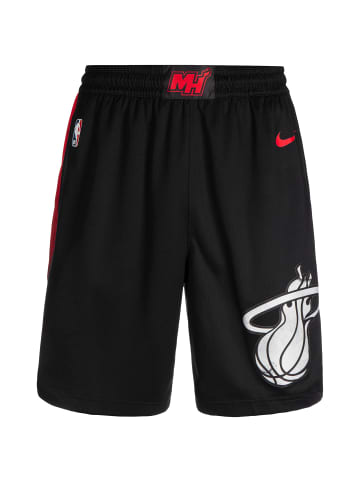 Nike Performance Shorts NBA Miami Heat City Edition Swingman in schwarz