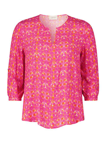 CARTOON Casual-Bluse mit Muster in Pink/Orange