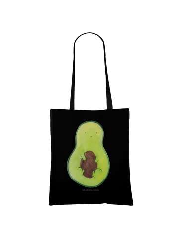 Mr. & Mrs. Panda Uni Tasche Avocado Kern ohne Spruch in Schwarz