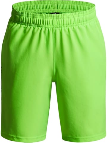 Under Armour Sportshorts "Tech Woven Wordmark Shorts" in Grün