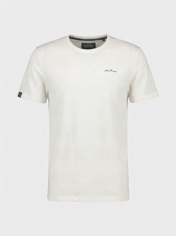 KOROSHI Basic fancy cotton crew t-shirt in weiß