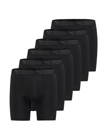 Puma Bodywear Boxershorts 6er Pack in Schwarz