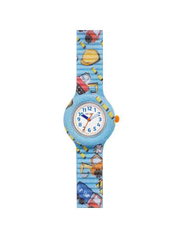 Hip Hop Analoguhr kids fun weiss