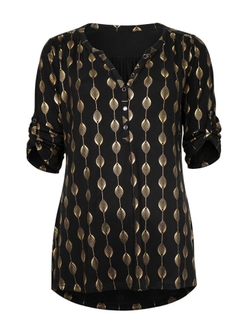 Shape Of You Blouse in Schwarz