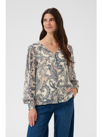 Cream Bluse langarm CRBea Regular fit in Cafe Paisley Print