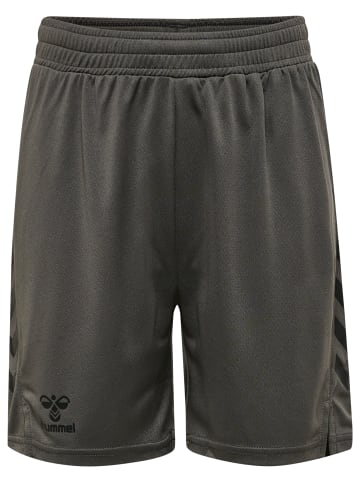 Hummel Hummel Verstellbare Taille Kurze Hose Hmlongrid Fußball Kinder in FORGED IRON/JET BLACK
