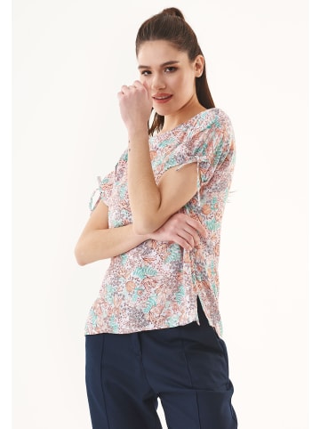Organication Bluse "WOR15109" in Mehrfarbige Blume