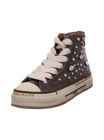 Rebecca White Schnürstiefelette in metall